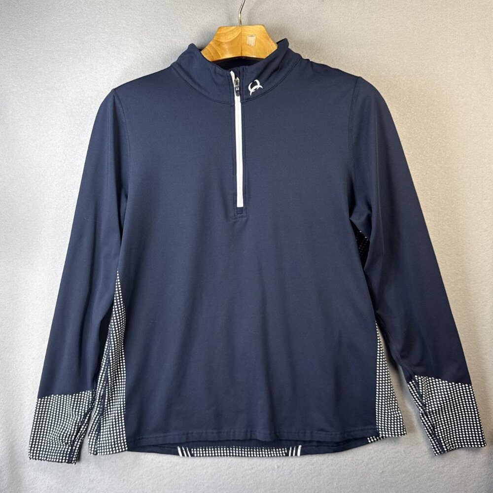 Cinch Sweater Women's XXL Pullover 1/4 Zip  Athletic Tight‎ Fit Fits XL Unique